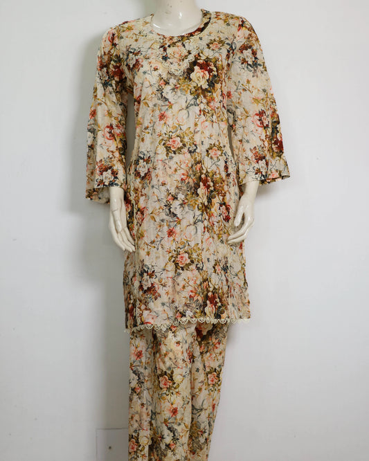 2 Piece (Lawn Suit) - 1008